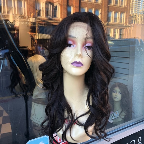 Wig brown long curly Lacefront Wig 2020 - Picture 2 of 9